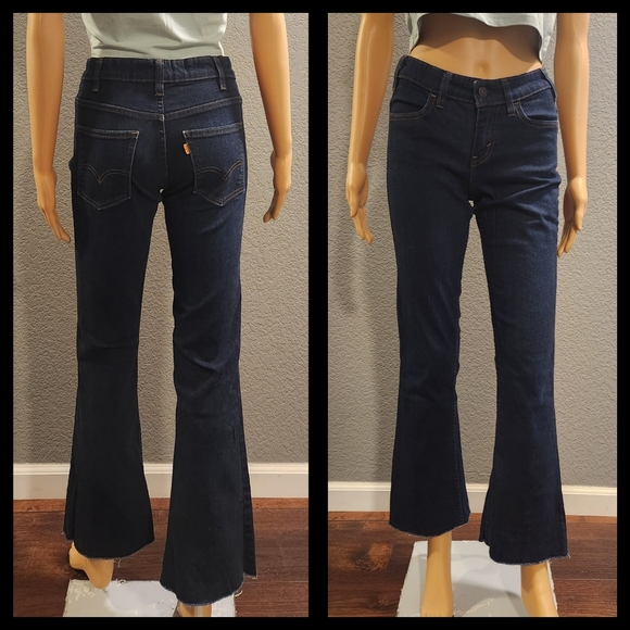 VTG 70s Style Flare Levi's Jeans - Picture 1 of 16